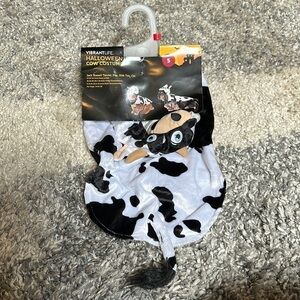 Pet Halloween Dog Cow Costume Small New